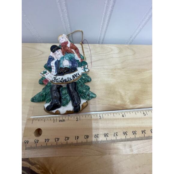 Fitz & Floyd "A Christmas Carol" 3rd Edition 1993 Xmas Tree Ornament with Box - Picture 9 of 9